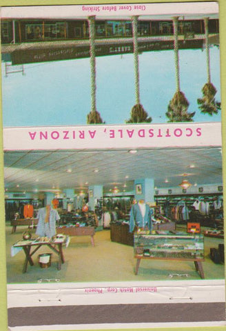 Matchbook Cover - Hanny's Phoenix AZ Department store Scottsdale 40 Strike
