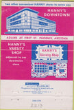 Matchbook Cover - Hanny's Phoenix AZ Department store Scottsdale 40 Strike