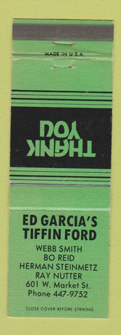 Matchbook Cover - Ed Garcia's Tiffin Ford