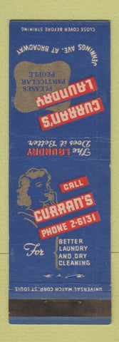 Matchbook Cover - Curran's Laundry WEAR