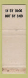 Matchbook Cover - 3 Hr Uptown Laundry