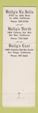 Matchbook Cover - Bully's Prime Rib Del Mar San Diego La Jolla CA