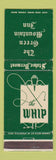 Matchbook Cover - The Whip Green Mountain Inn Stowe VT WEAR