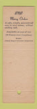 Matchbook Cover - Baltimore National Bank MD Money Orders