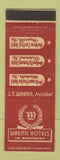 Matchbook Cover - Wrenn Hotels Winchester Richmond Maysville KY