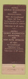 Matchbook Cover - Kloeppel Hotels West Palm Beach Jacksonville FL