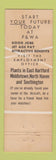 Matchbook Cover - Pratt Whitney Aircraft Jobs WEAR