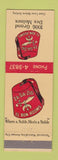 Matchbook Cover - Shriners Temple Za Ga Zig Des Moines IA