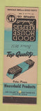 Matchbook Cover - Good House Keepers Products Cupples St Louis MO Wax Paper