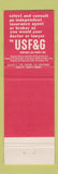Matchbook Cover - USF&G Insurance Peoples Realty Lawrence County