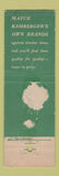 Matchbook Cover - L Bamberger Store WORN