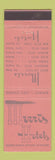 Matchbook Cover - Morris Hotels Santa Barbara Monica Los Angeles Fresno CA