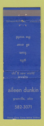 Matchbook Cover - Aileen Dunkin Jewelry Granville OH WEAR