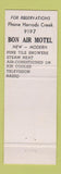 Matchbook Cover - Bon Air Motel Louisville KY Harrods Creek