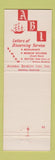 Matchbook Cover - Admiral Benbow Inn Memphis TN CHAIN
