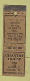 Matchbook Cover - Chantry House Salisbury MD WORN STRIKER