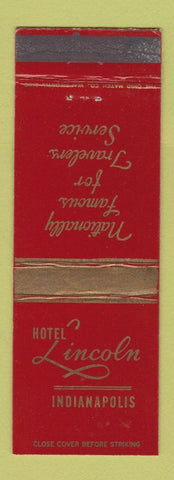 Matchbook Cover - Hotel Lincoln Indianapolis IN WEAR