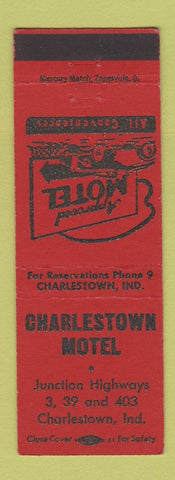 Matchbook Cover - Charlestown Motel IN