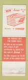 Matchbook Cover - Jerry's Restaurants Fried Chicken WEAR