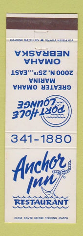 Matchbook Cover - Anchor Inn Restaurant Omaha NE