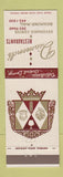 Matchbook Cover - Diamonds' Restaurants Cleveland? OH