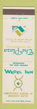 Matchbook Cover - Wedel Inn Vail Colorado The Plaza