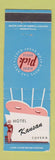 Matchbook Cover - Hotel Kansan Topeka KS bellhop Albert Pick