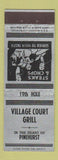 Matchbook Cover - Village Grill Pinehurst NC? ADVANCE