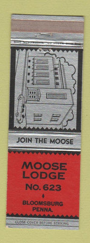 Matchbook Cover - Moose Lodge Bloomsburg PA