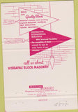 Matchbook Cover - Ken Crete Concrete Kenosha WI fireplace 40 Strike
