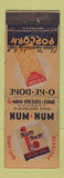 Matchbook Cover - Nun Nun Potato Chips Oke Doke Popcorn Cleveland OH WEAR