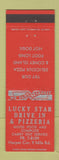 Matchbook Cover - Lucky Star Drive In Pizza St Clair Shores MI