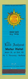 Matchbook Cover - Lord Amherst Motor Hotel NY