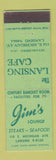 Matchbook Cover - Jim's Lounge Lansing Cafe MI