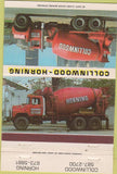 Matchbook Cover - Horning Concrete Collinwood Cleveland OH 40 Strike