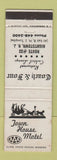 Matchbook Cover - Town House Motel Hightstown NJ