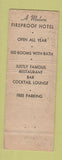 Matchbook Cover - Molly Pitcher Hotel Red Bank NJ