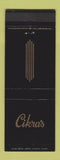 Matchbook Cover - Cikra's Furs Cleveland OH