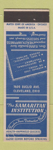 Matchbook Cover - Samaritan Institution Cleveland OH