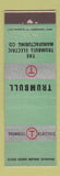Matchbook Cover - Trumbull Electric switches circuit breakers