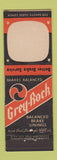 Matchbook Cover - Grey Rock Brake Balancing Linings