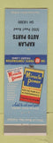 Matchbook Cover - Miracle Power Kaplan Auto Parts Cleveland?
