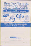Matchbook Cover - Casino Curacao Netherlands Antilles 40 Strike