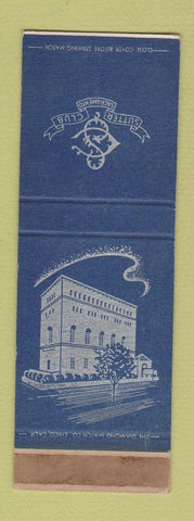 Matchbook Cover - Sutter Club Sacramento CA SAMPLE WEAR