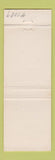 Matchbook Cover - Bethesda Country Club MD