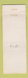 Matchbook Cover - State Farm Insurance Joe Lain Columbus IN