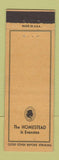 Matchbook Cover - The Homestead Evanston IL
