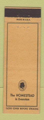 Matchbook Cover - The Homestead Evanston IL