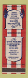 Matchbook Cover - Hillcrest Hotel Toledo OH Victorian Room