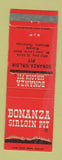 Matchbook Cover - Bonanza Sirloin Pit Memphis TN